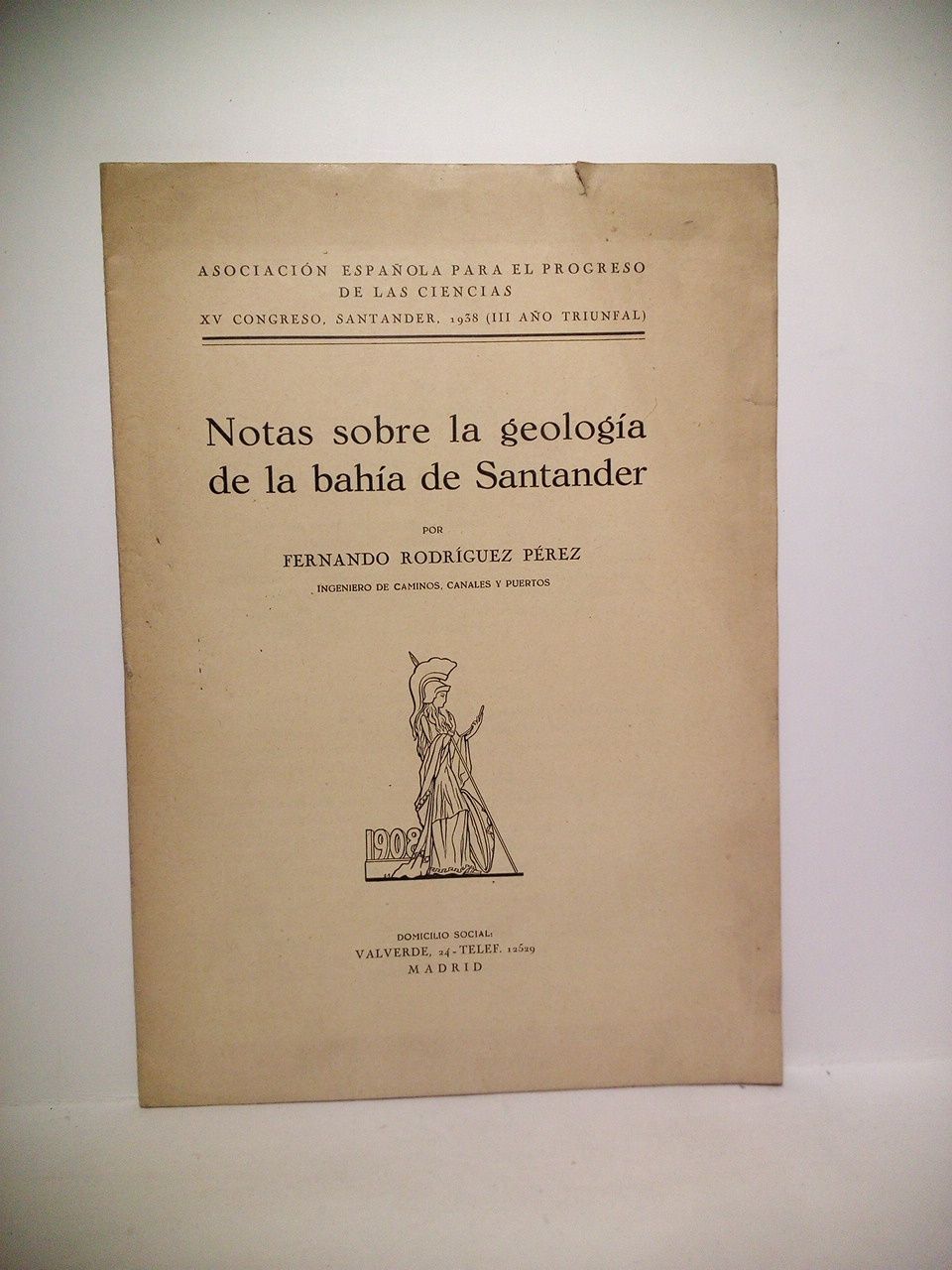 RODRIGUEZ PEREZ, Fernando - Notas sobre la geologa de la baha de Santander