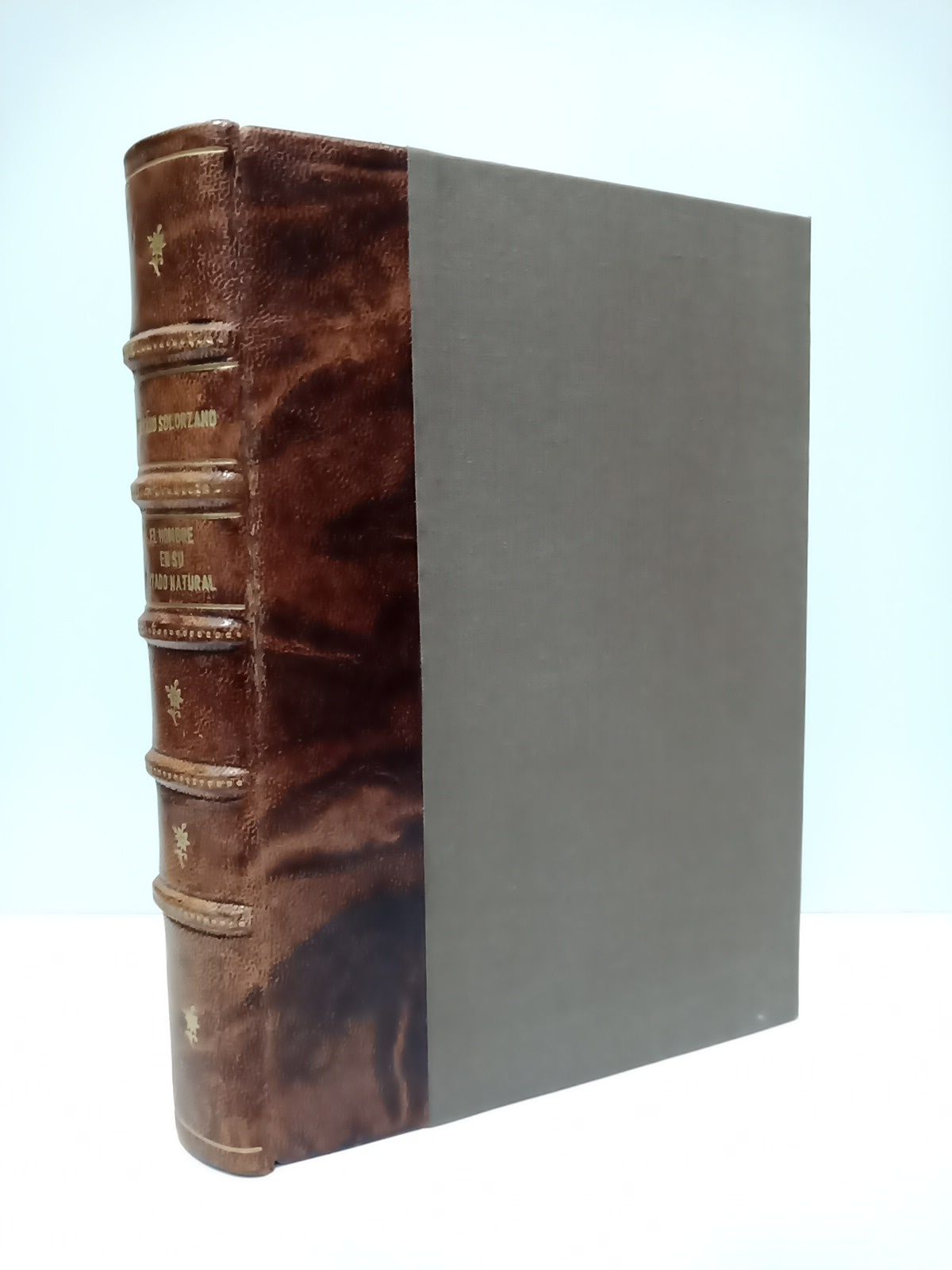 DEHAXO SOLORZANO, P. M. Fr. Atilano - EL HOMBRE EN SU ESTADO NATURAL. Cartas filosfico-polticas, en las que se discuten, ilustran y rectifican los principales sistemas, opiniones y doctrinas exticas de los mas clebres filsofos y publicistas modernos acerca del Estado natural y civil; y se demuestra, que el verdadero Estado natural del hombre es la Sociedad: I. conyugal: II. patriarcal: III. civil bajo la paternal autoridad del Gobierno monrquico.  Con una posdata importante sobre la mejor forma de Gobierno. Obra til, especialmente  la Juventud espaola,  quien la dedica su AUTOR