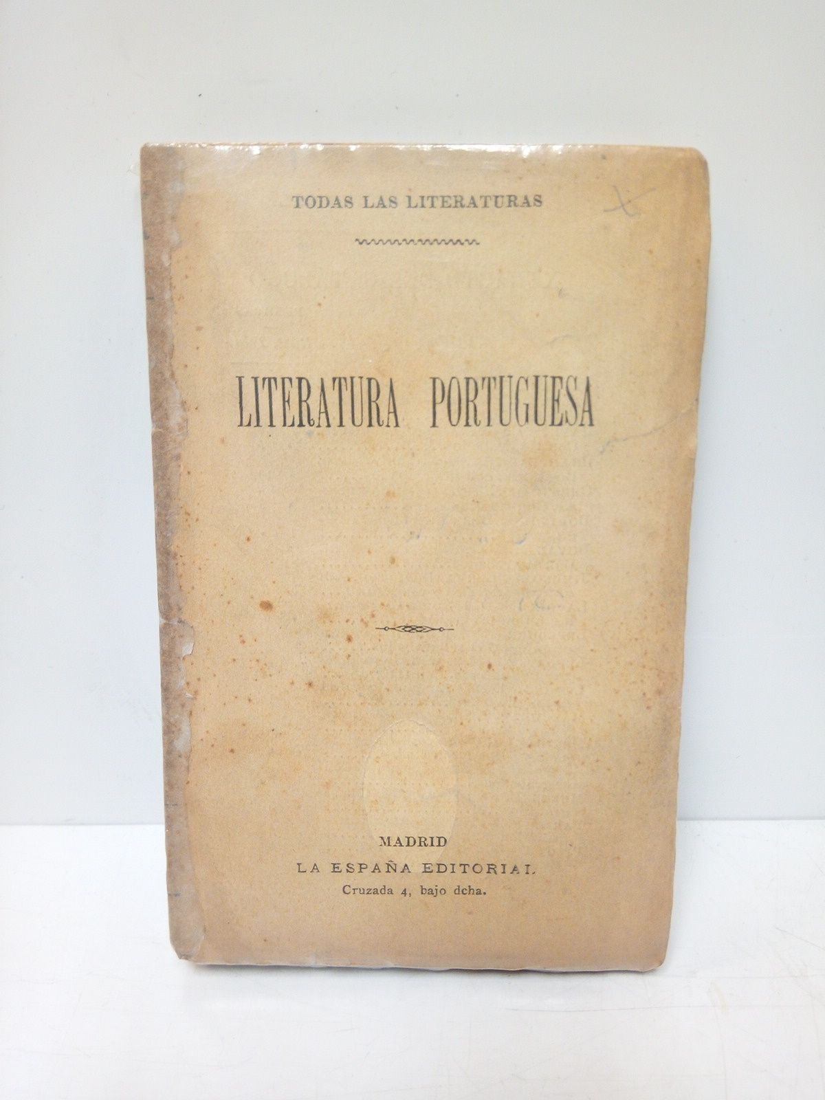 LA ESPAA EDITORIAL (edita) - Literatura Portuguesa