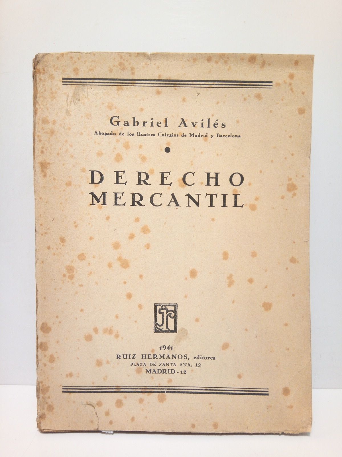 AVILES, Gabriel - Derecho Mercantil