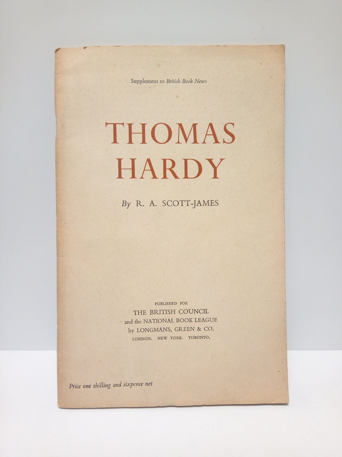 SCOTT-JAMES, R. A. - Thomas Hardy (1840-1928)