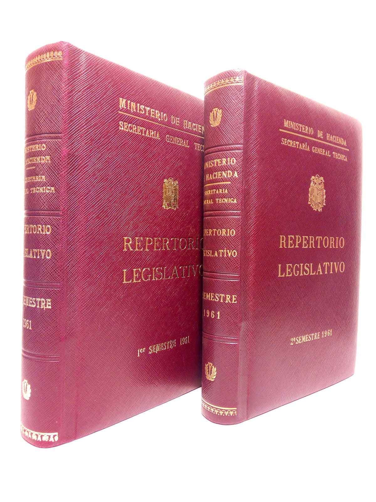 MINISTERIO DE HACIENDA - SECRETARIA GENERAL TECNICA - Repertorio legislativo: Disposiciones publicadas en la Seccin primera del 