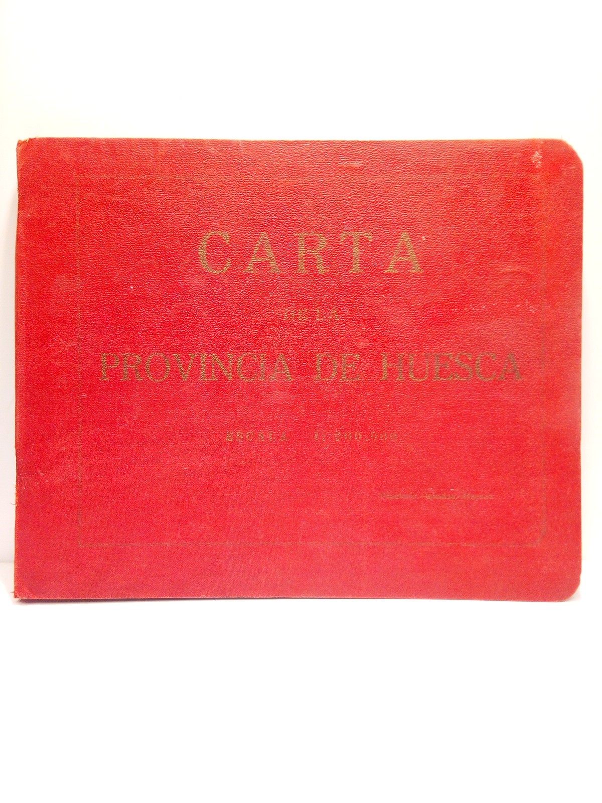 JEFATURA DE OBRAS PUBLICAS (edita) - Carta de la provincia de Huesca (escala 1:200.000)