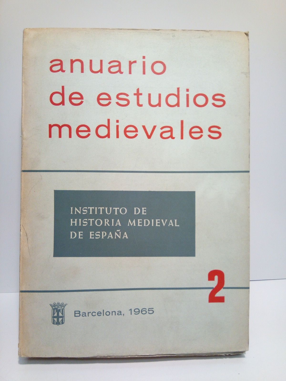 VARIOS - Anuario de Estudios Medievales. Instituto de Historia Medieval de Espaa. 2