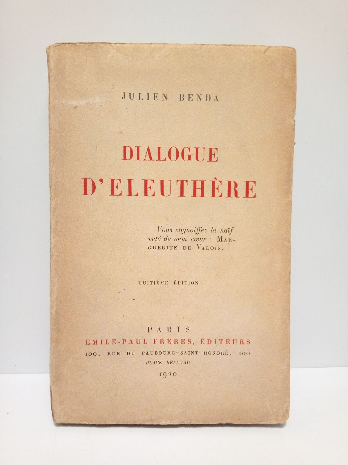 BENDA, Julien - Les Amorandes