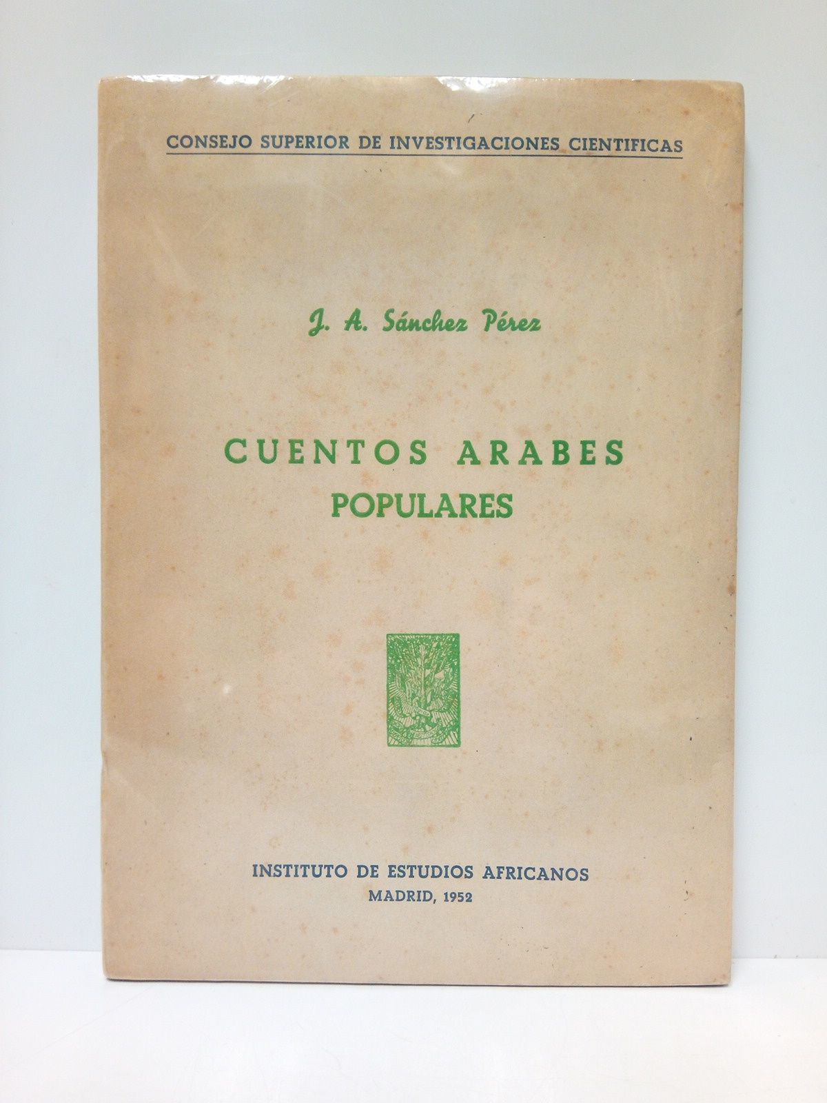 SANCHEZ PEREZ, Jos A. - Cuentos rabes populares