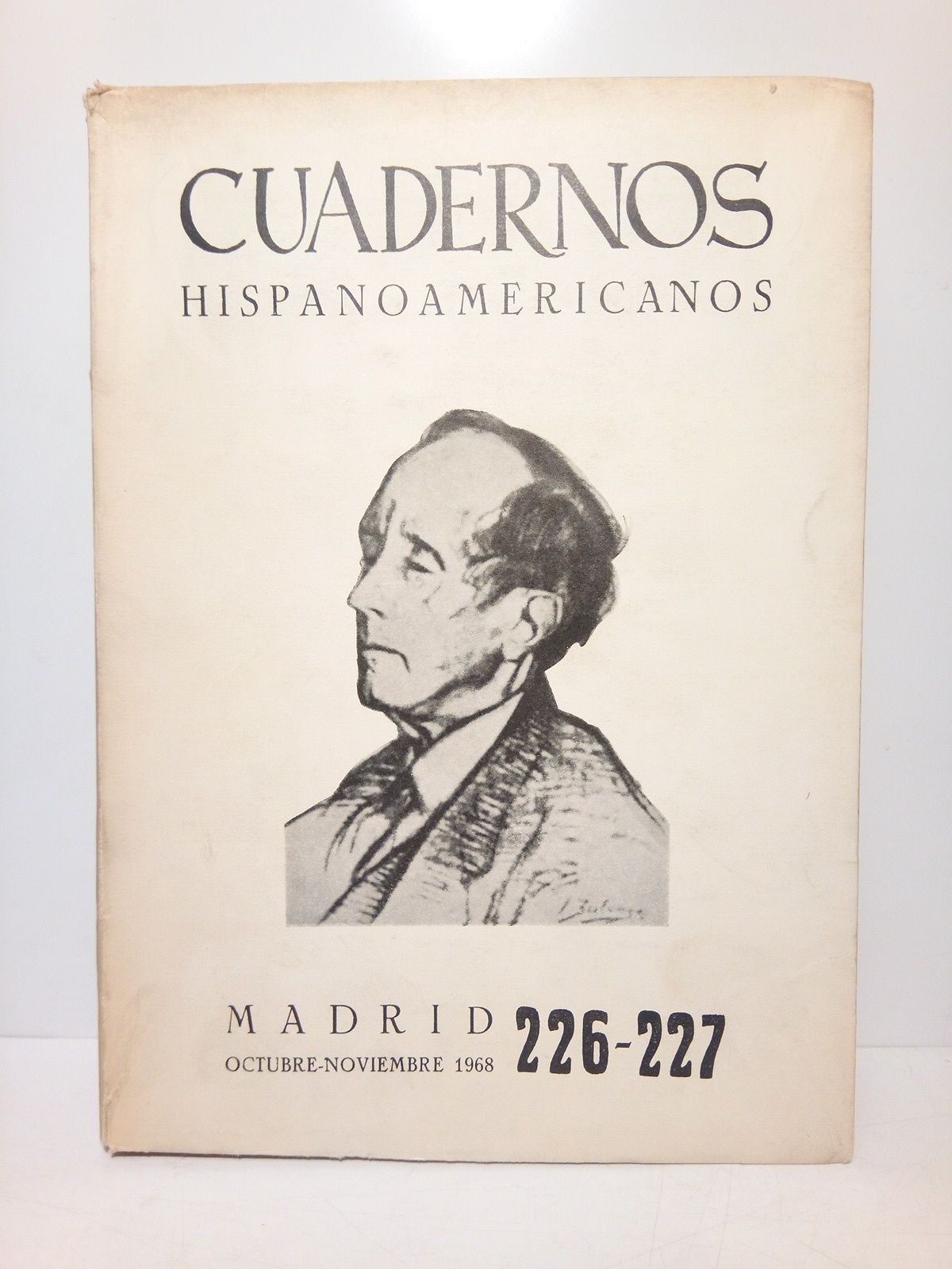 CUADERNOS HISPANOAMERICANOS, N 226-227 - Homenaje a Azorn (1873-1967)