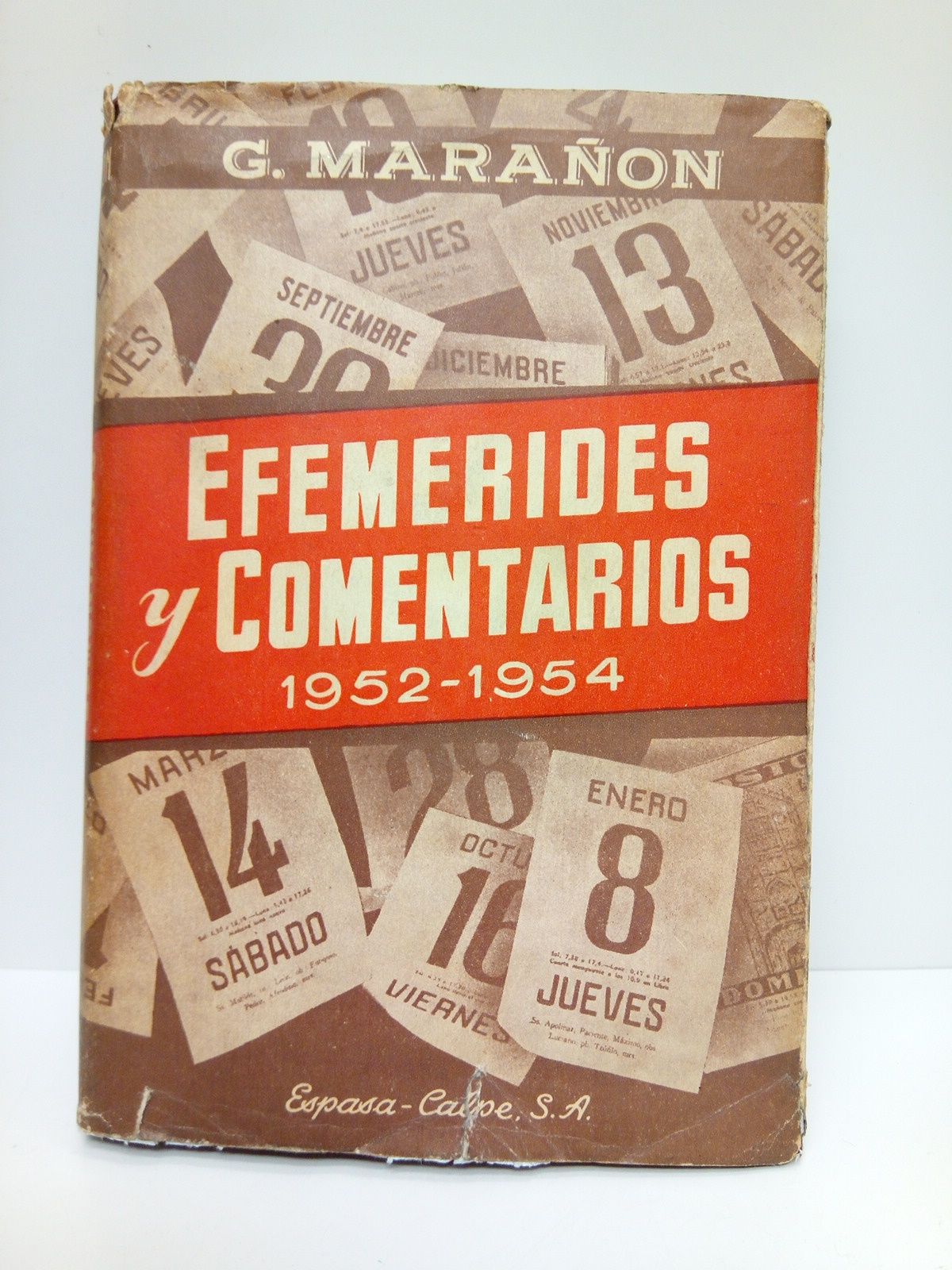 MARAON, G. - Efemrides y Comentarios (1952-1954)