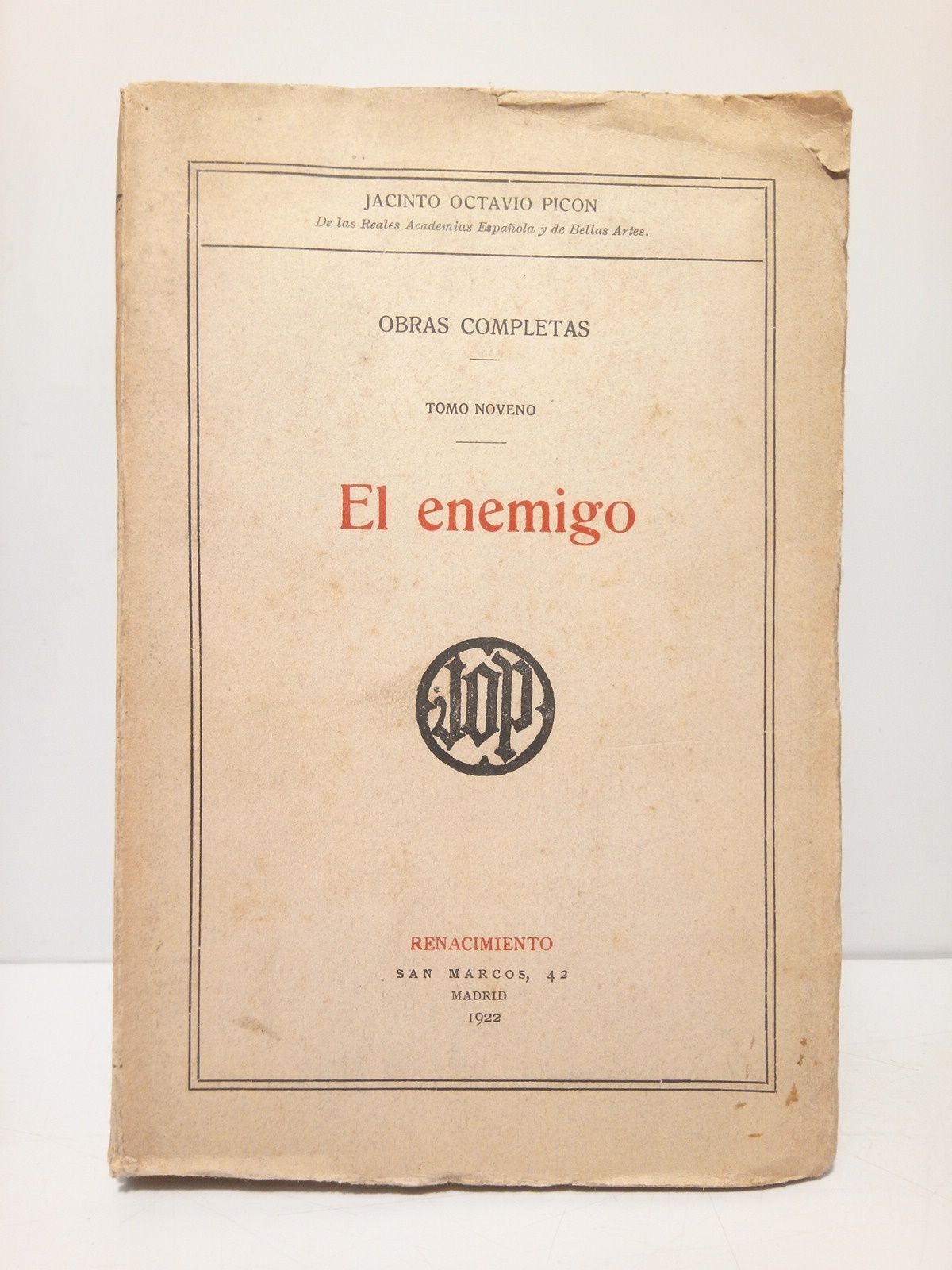 PICON, Jacinto Octavio - El enemigo