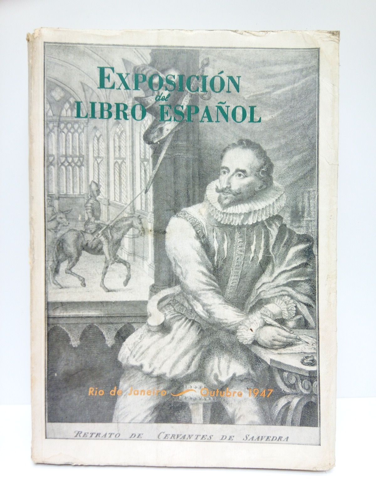 OFICINA CULTURAL DE LA EMBAJADA DE ESPAA EN RIO DE JANEIRO - EXPOSICIN DEL LIBRO ESPAOL CONTEMPORANEO: Relacin de algunas de las obras publicadas en Espaa a partir del ao mil novecientos treinta y nueve y que presenta la Oficina Cultural de la Embajada de Espaa en Rio de Janeiro para conmemorar el IV centenario del nacimiento de Cervantes. En el Saln de Exposiciones del Ministerio de Educacin. Rio de Janeiro - Octubre 1947 /  [Presentacin] Lux perpetua, por Jos Rojas y Moreno, Embajador de Espaa en Brasil; Prlogo del Excmo. Sr. Ministro de Educacin del Brasil, Clemente Mariani