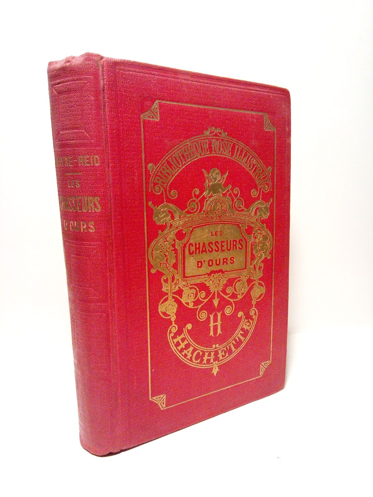 MAYNE-REID, Capitaine - Bruin ou les chasseurs d'ours /  Traduit de l'anglais avec l'autorisation de l'auteur par A. Letellier; ouvrage illustr de 8 vignettes [por I. B. Zwecker]