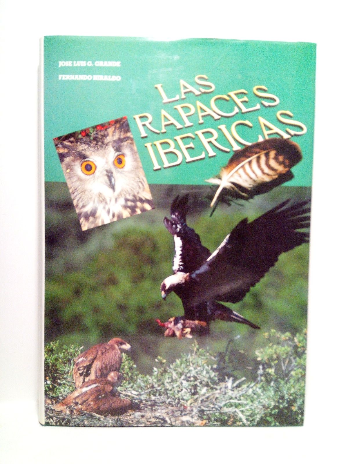 GRANDE, Jos Luis G. y Fernando Hiraldo - Las Rapaces Ibricas /   Fotografas de Jos Luis G. Grande; texto de Fernando Hiraldo, Manuel Maez (colaborador) y Antonio Franco (colaborador); PROLOGO DE MIGUEL DELIBES CASTRO
