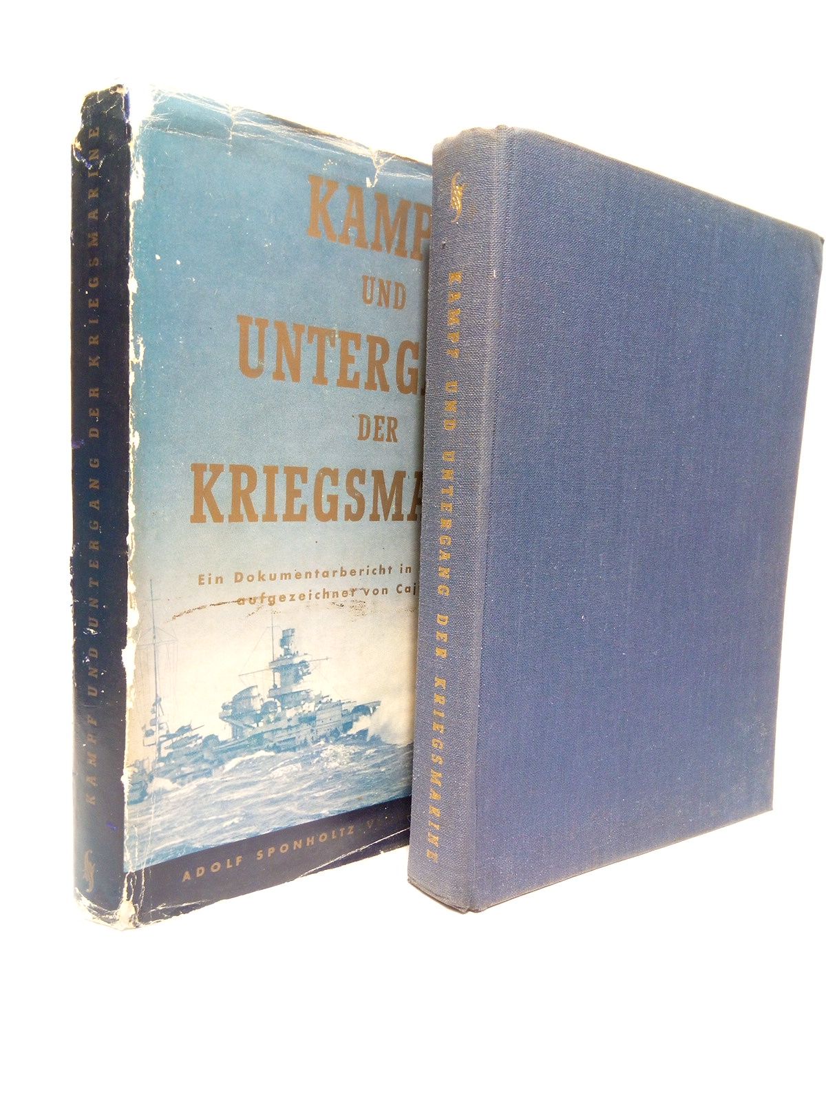 BEKKER, Cajus - Kampf und Untergang der Kriegsmarine: Ein Dokumentarbericht in Wort und Bild. Nach zahlreichen Dokumenten, Aussagen von vielen hundert Augenzeugen und unter Mitarbeit fhrender Angehriger aufgezeichnet von... (Mit172 Bildern nach deutschen und englischen Aufnahmen)