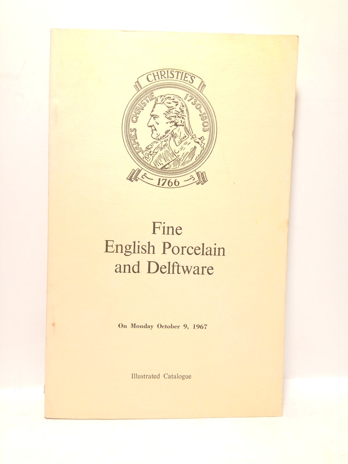 CHRISTIE, Manson & Woods, Ltd. - Fine English Porcelain and Delftware. (Catalogue of Auction on monday, October 9, 1967)