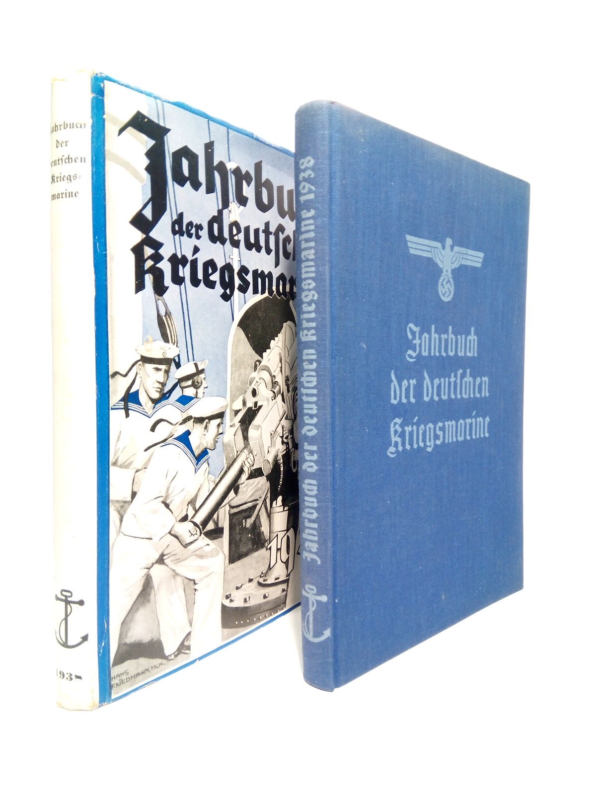 GADOW, Kontradmiral a. D. R. [editor] - Jahrbuch der deutschen Kriegsmarine 1938 /  Mit Geleitwort des Oberbefehlshabers der Kriegsmarine, Generaladmiral Dr. h. c. Raeder; herausgegeben von...