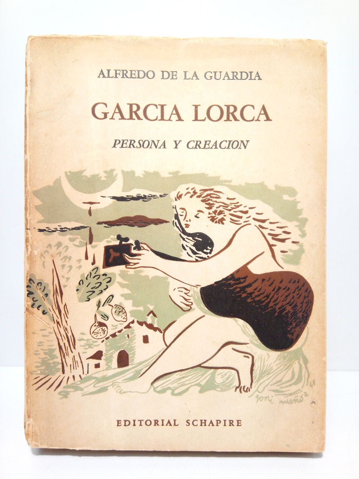 GUARDIA, Alfredo de la (Ilustra Gori Muoz) - Garca Lorca: Persona y creacin /  Seis ilustraciones originales de Gori Muoz [Seud. de Gregorio Muoz]