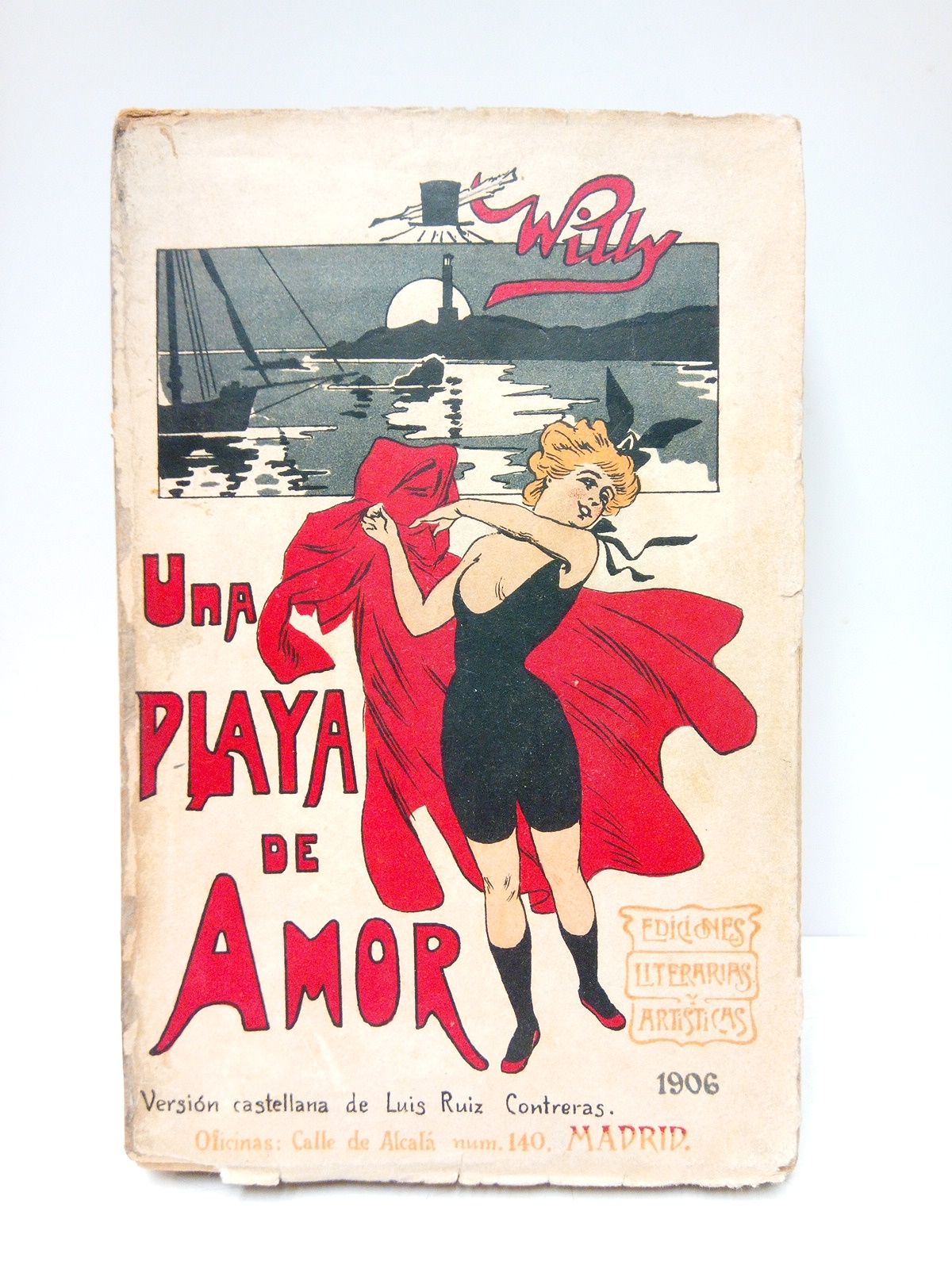 WILLY - Una playa de amor. (Novela) /  Versin castellana de Luis Ruiz Contreras