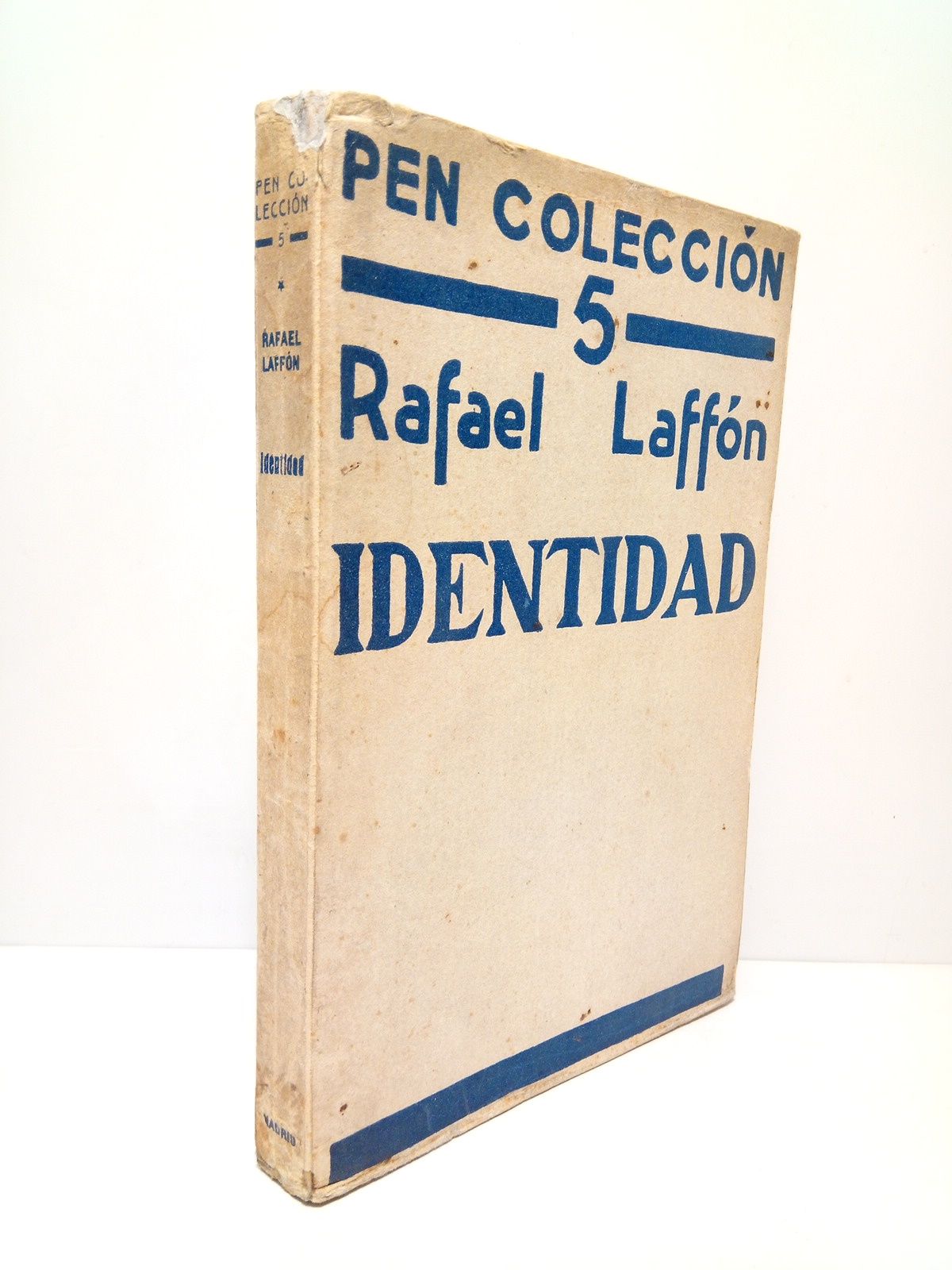 LAFFON, Rafael - Identidad. (Poesias)