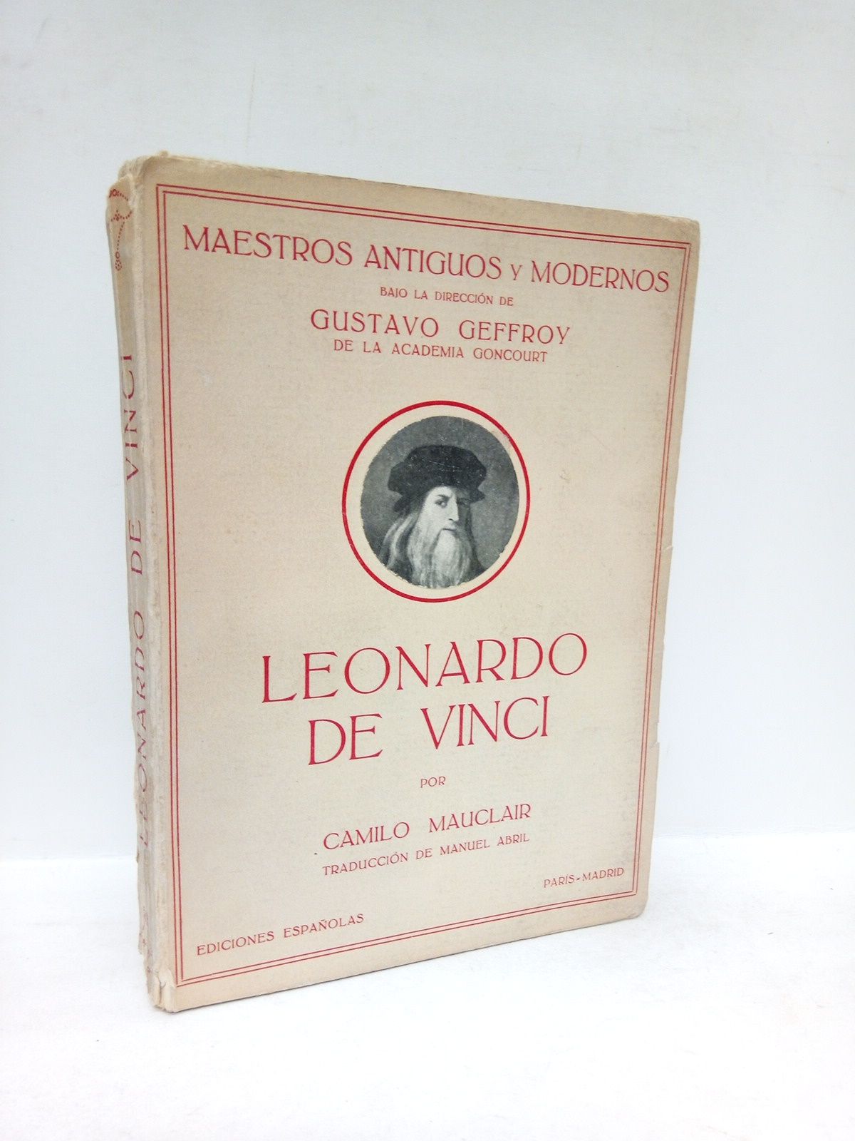 MAUCLAIR, Camilo - Leonardo de Vinci /  Prlogo de Gustavo Gueffroy; traduccin de Manuel Abril