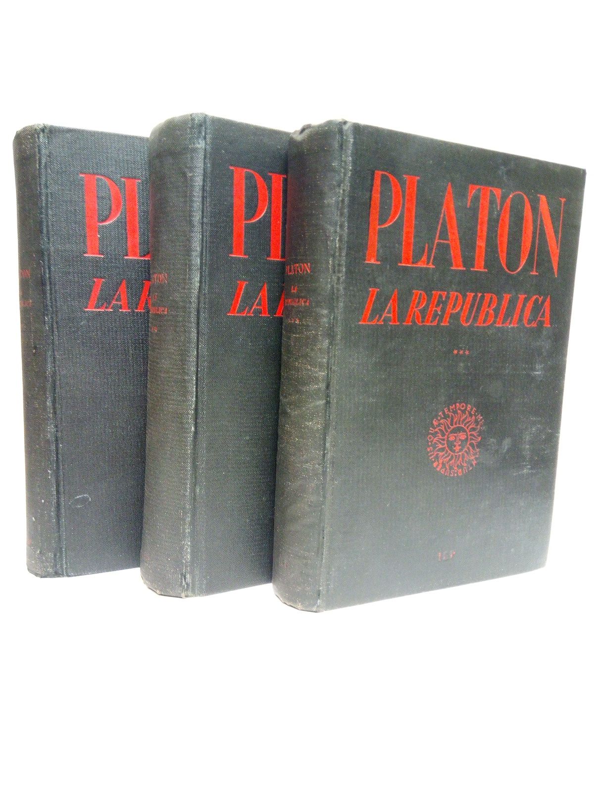 PLATON - La Repblica /  Edicin bilinge, traduccin, notas y estudio preliminar por Jos Manuel Pabn y Manuel Fernndez Galiano