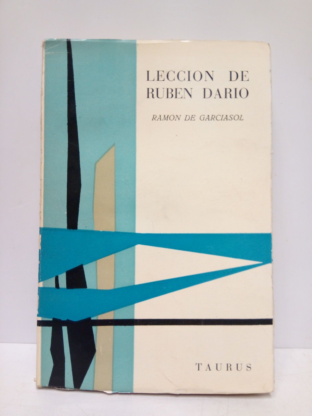 GARCIASOL, Ramn de - Leccion de Rubn Daro. (Premio 