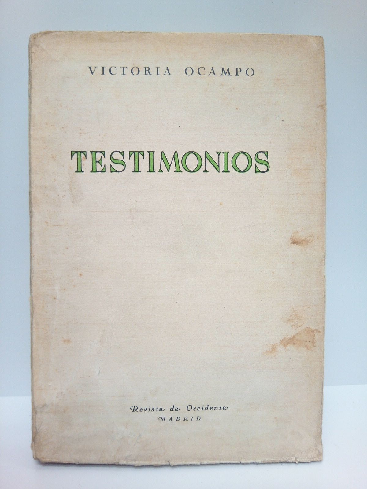 OCAMPO, Victoria - Testimonios