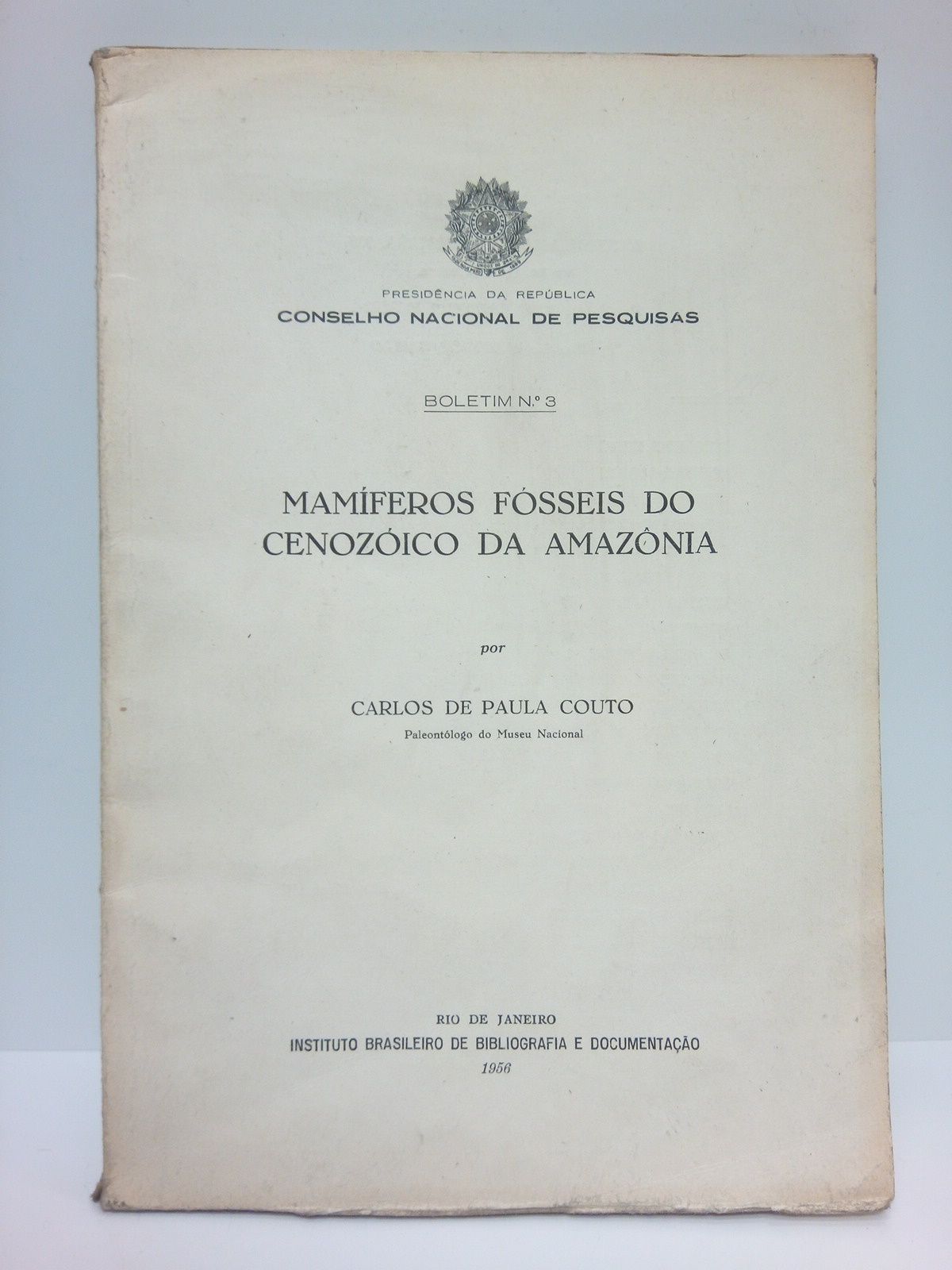 PAULA COUTO, Carlos de - Mamferos Fsseis do Cenozico da Amaznia
