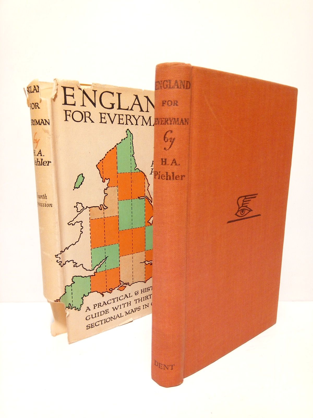 PIEHLER, H. A. - England for Everyman /  With an atlas of 32 coloured maps edited by John Bartholomew