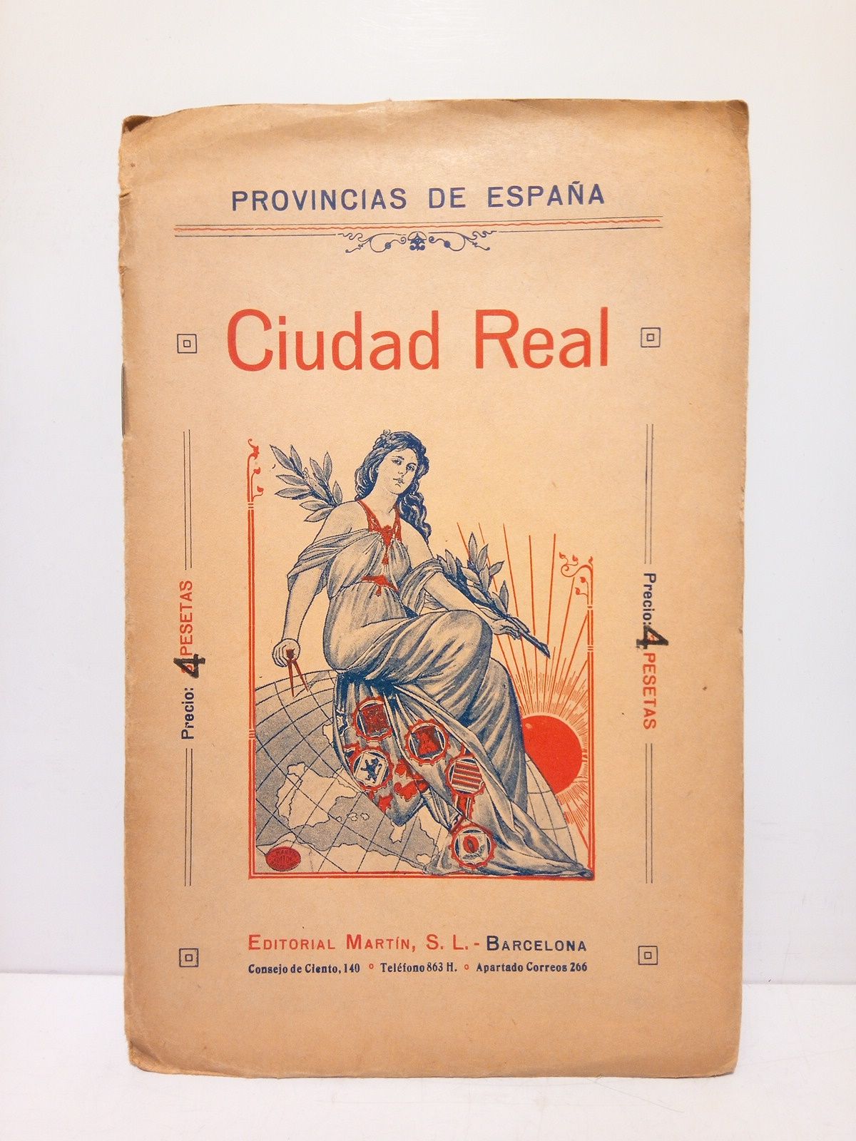 PROVINCIAS DE ESPAA (Ed. Martn. Dirige, Benito Chias Carb) - CIUDAD REAL. Coleccin de Cartas Corogrficas / Bajo la direccin de Benito Chias Carb; Datos facilitados y revisados por el Inst. Geogrfico y Catastral