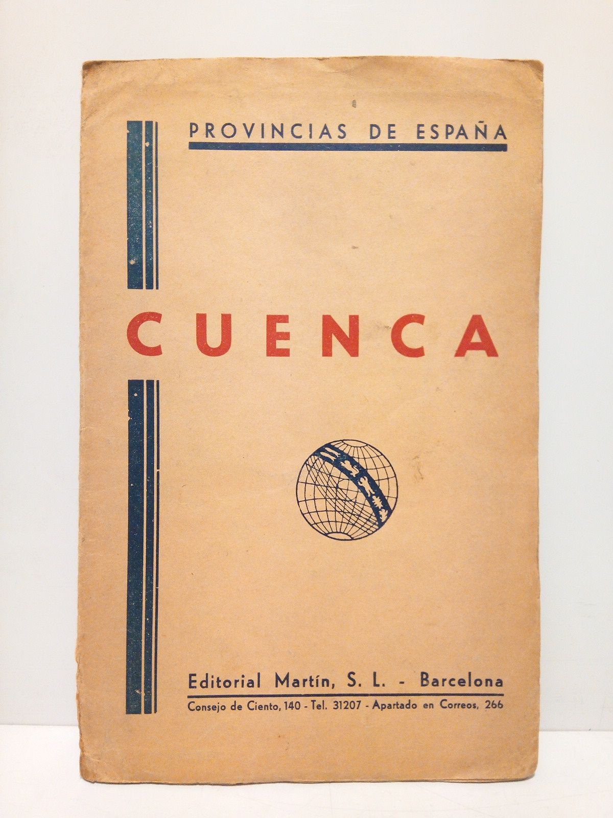 PROVINCIAS DE ESPAA (Ed. Martn) - CUENCA. Coleccin de Cartas Corogrficas 