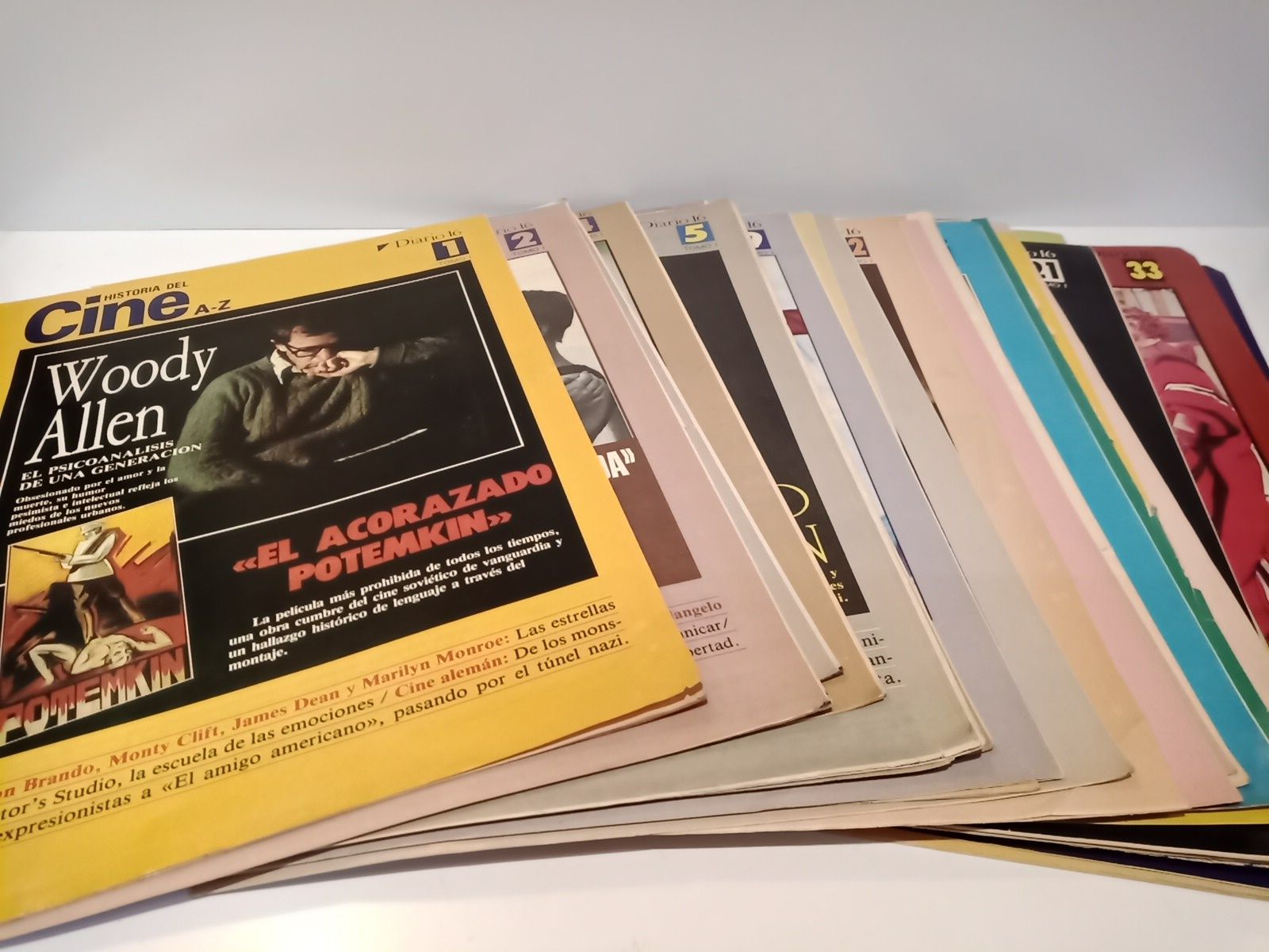 DIARIO 16 - Historia del Cine A-Z. Tomo I, n. 1 hasta Tomo II, n. 37