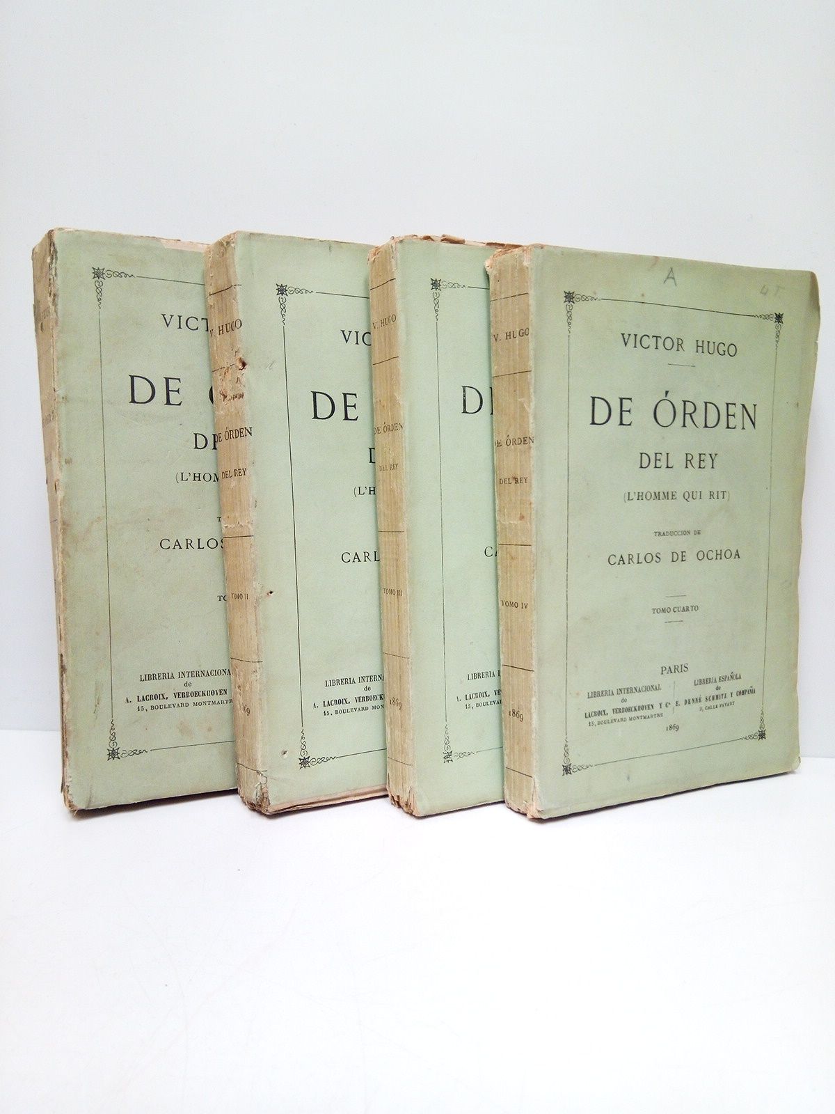 HUGO, Vctor - De orden del Rey (L'Homme qui Rit) /  Traduccin de Carlos de Ochoa