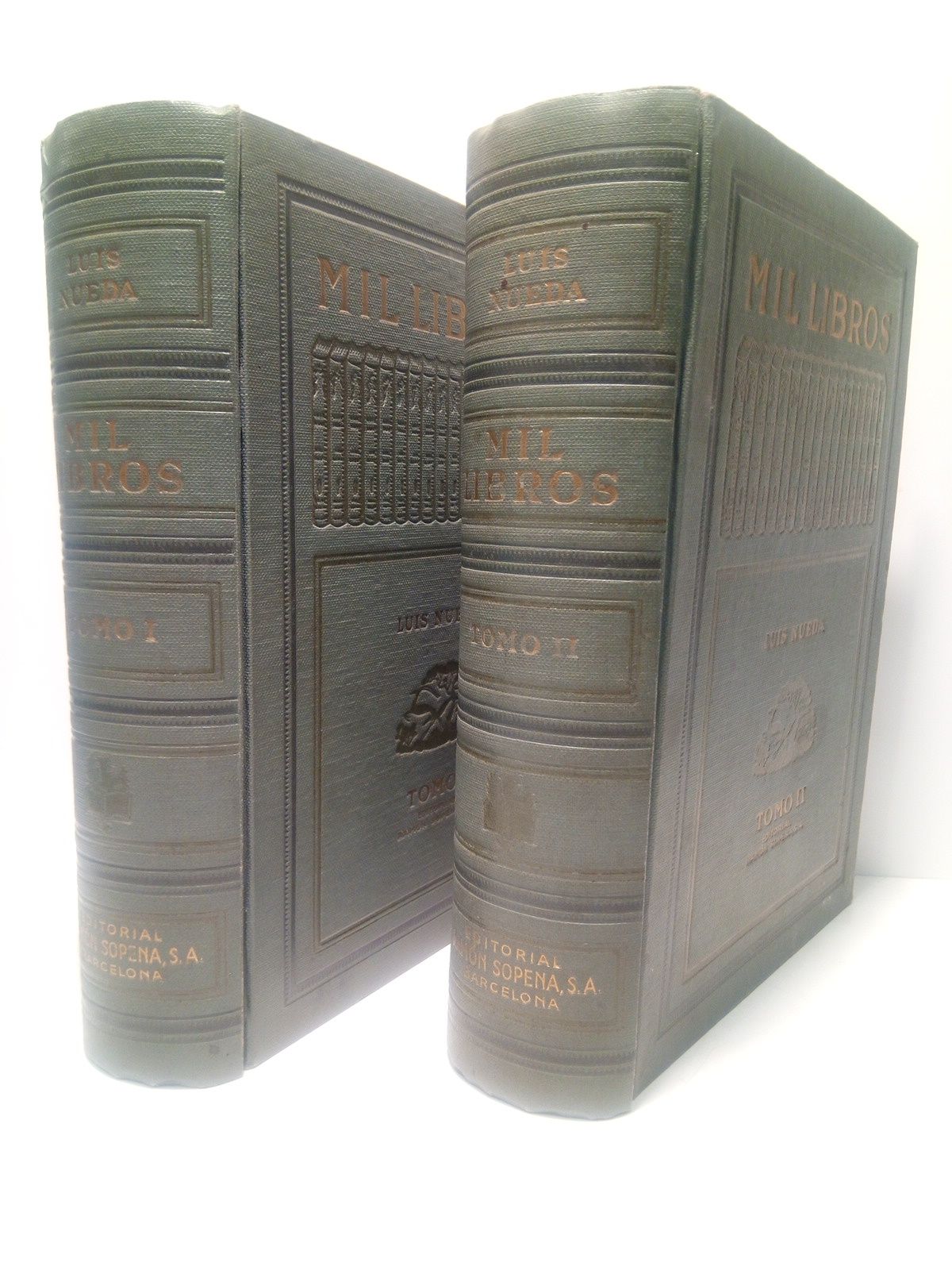NUEDA, Luis - Mil libros: Recuerdos bibliogrficos. (Reseas claras y fieles del contenido de ms de un millar de volmenes de Ciencias, Filosofa, Religin, Literatura: ensayos, novelas, teatro, etc.; Las doctrinas e hiptesis ms trascendentales en diversas materias, los pensamientos ms bellos y profundos de los hombres ms eminentes de todos los tiempos)