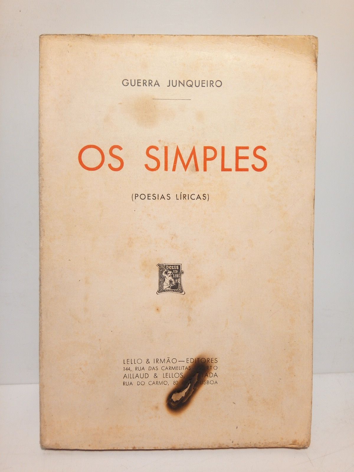 GUERRA JUNQUEIRO [Ablio Manuel Guerra Junqueiro. 1850-1923] - Os simples. (Poesas lricas)