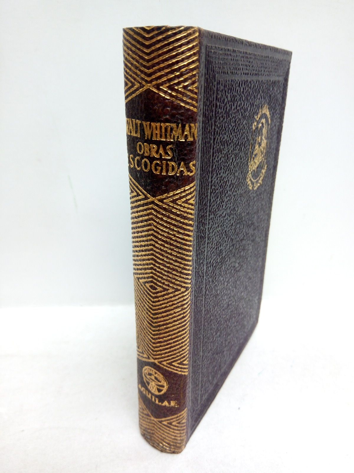 WHITMAN, Walt - Obras Escogidas /  Ensayo biogrficocrtico, versin, notas y bibliografa de Concha Zardoya; Prlogo de John van Horne