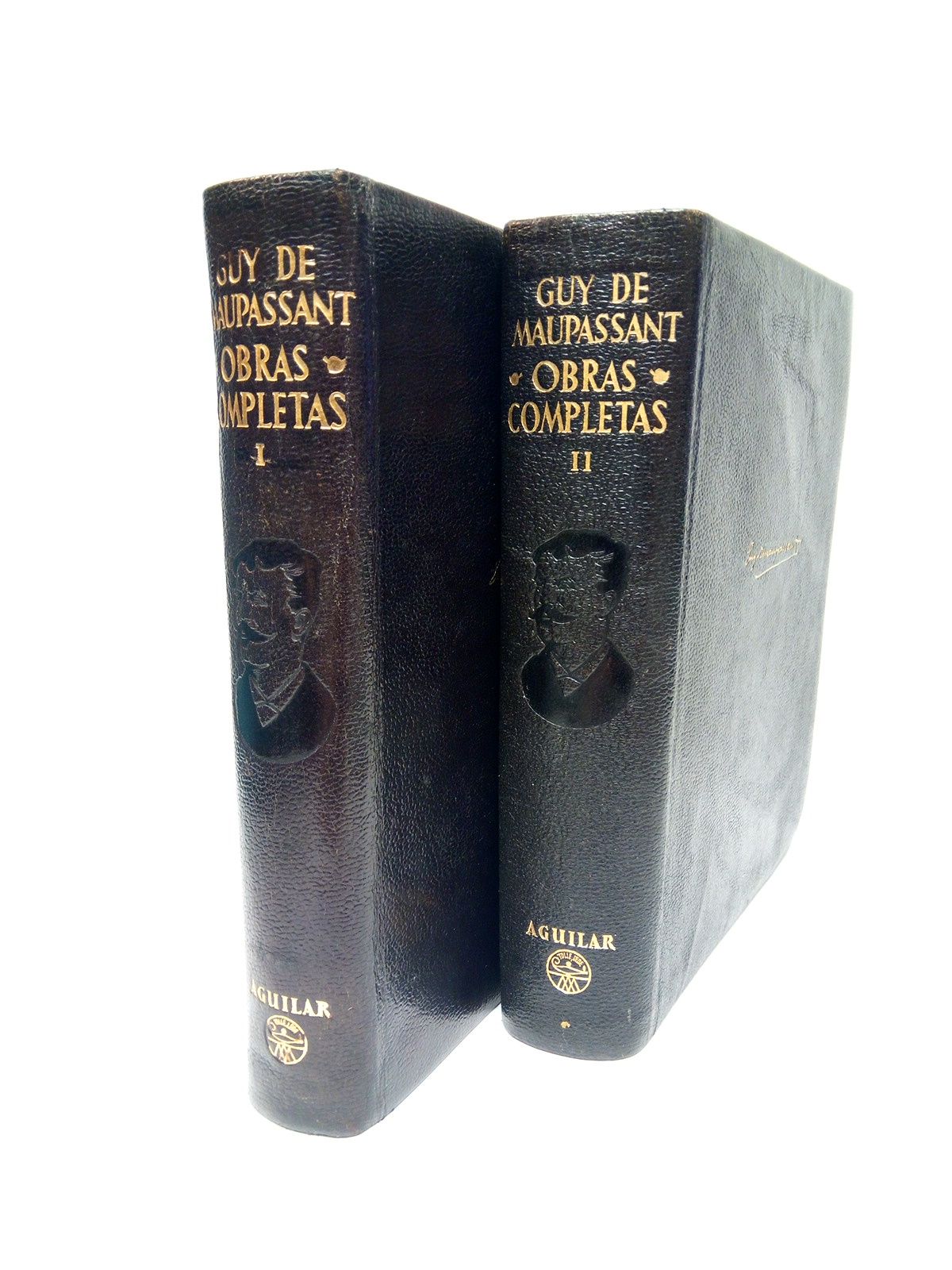 MAUPASSANT, Guy de - OBRAS COMPLETAS [2 VOLS.]. Tomo 1: Novelas; Relatos de viajes; Teatro; Poesa. Tomo 2: Cuentos /  Ordenacin, traduccin y prlogo por Luis Ruiz Contreras