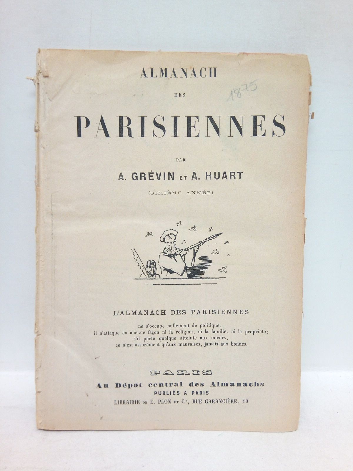 GRVIN, A. et A. Huart - Almanach des Parisiennes. (Sixime anne)