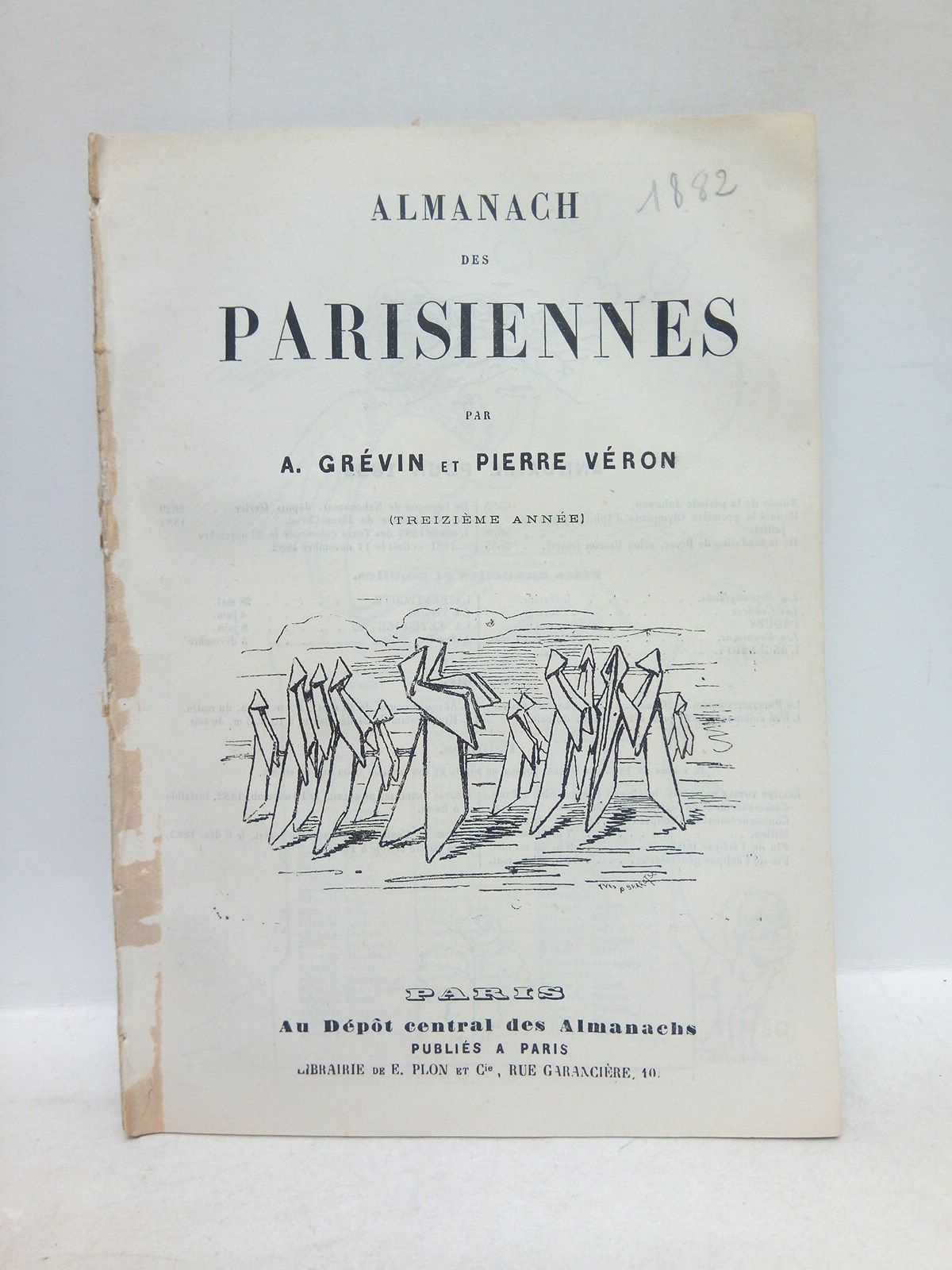 GRVIN, A. el A. Huart - Almanach des Parisiennes. (Treizime anne)