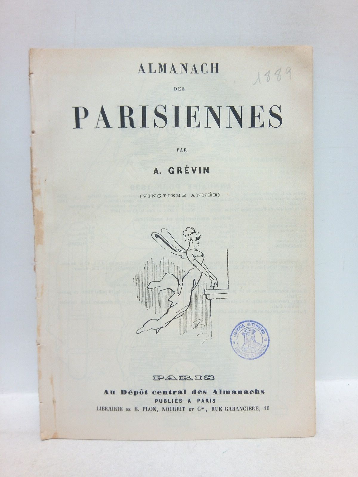 GRVIN, A. - Almanachdes Parisiennes. (Vingtime anne)