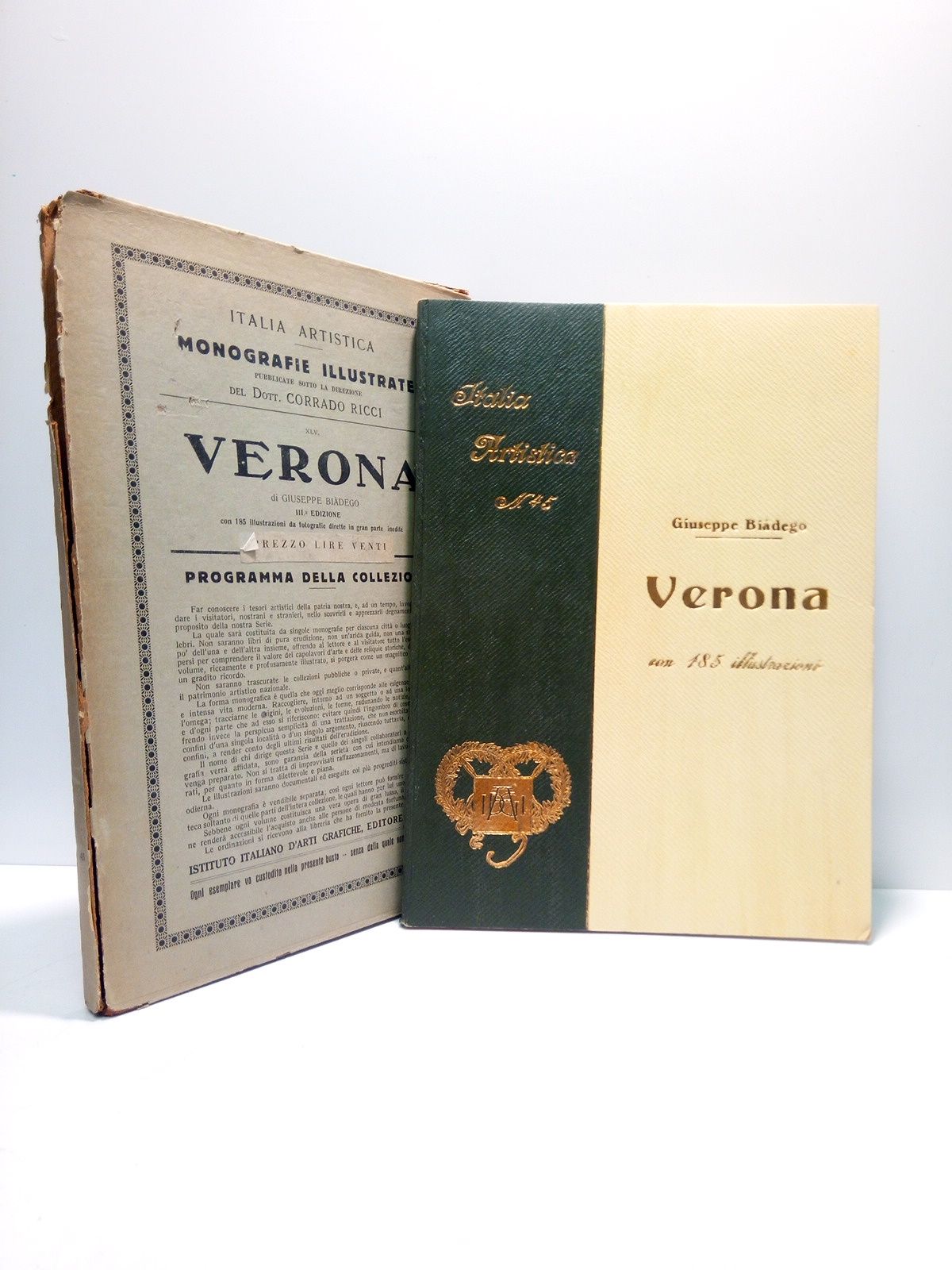 BIADEGO, Giiiuseppe - Verona. Con 185 Illustrazioni [da fotografie dirette in gran parte inedite]