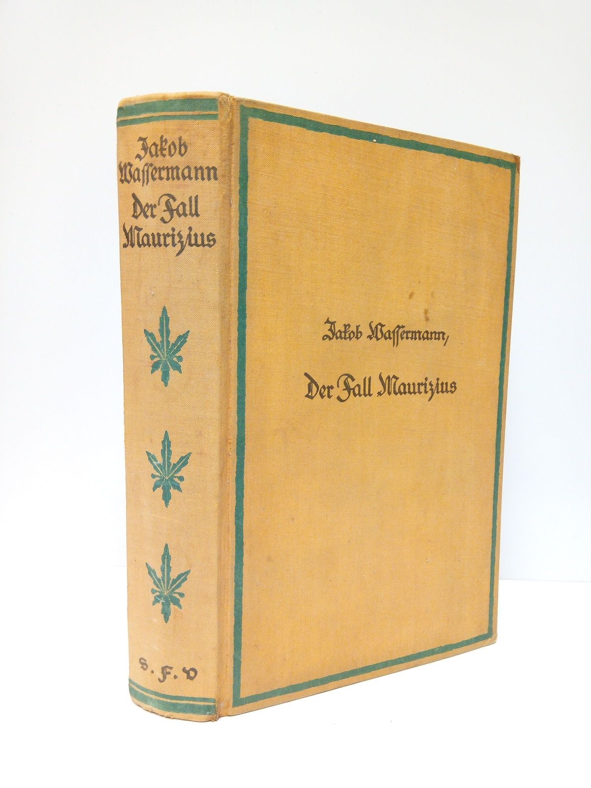 WASSERMANN, Jakob - Der Fall Maurizius. (Roman)