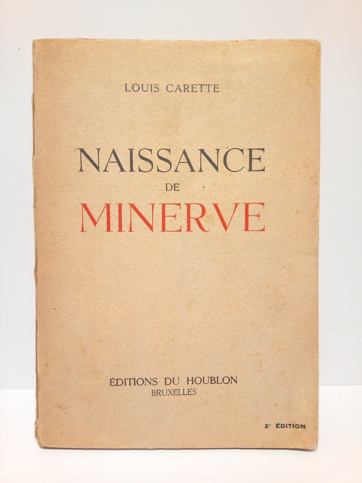 CARETTE, Louis - Naissance de Minerve. (Essai)