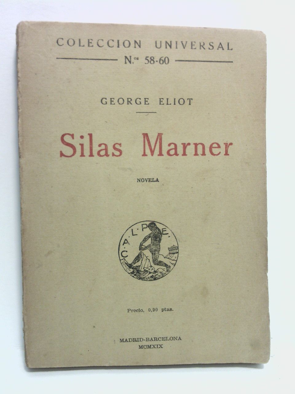 ELIOT, George - Silas Marner. (Novela) /  Traduc. por Isabel Oyarzbal