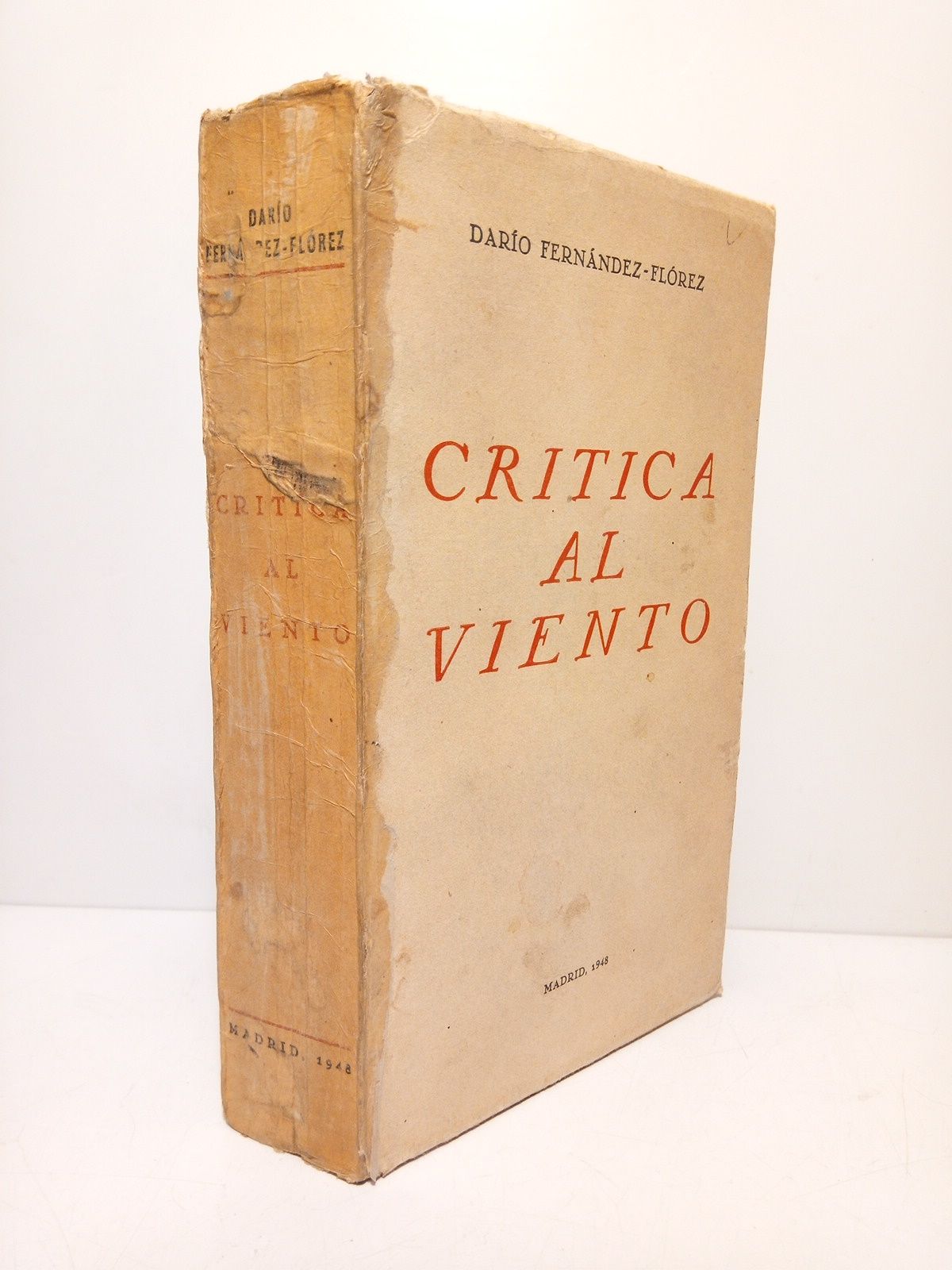 FERNANDEZ-FLOREZ, Daro - Crtica al viento /  Prol. de Miguel Prez Ferrero