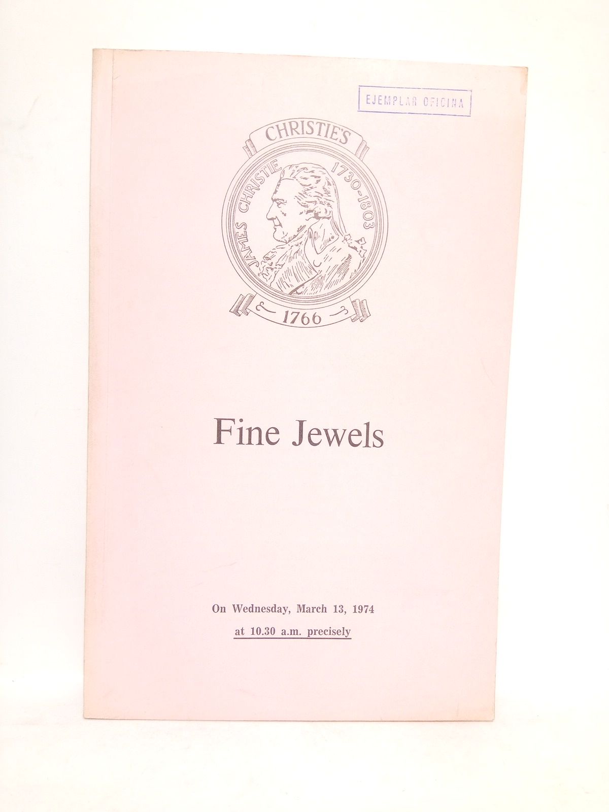 CHRISTIE, MANSON & WOODS LTD. - Fine Jewels. (Auction, March 13, 1974)