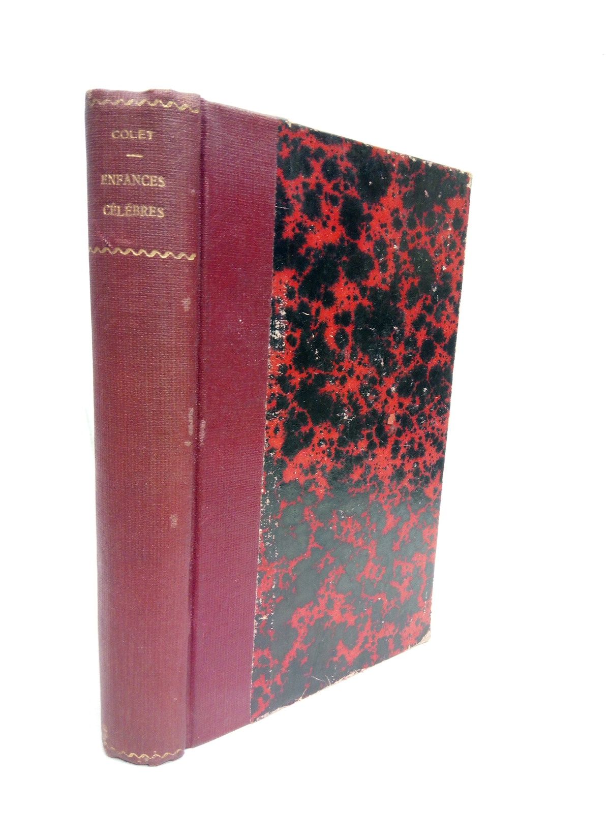 COLET, Louise - Enfances clbres /  Illustres de 57 gravures sur bois par FOULQUIER