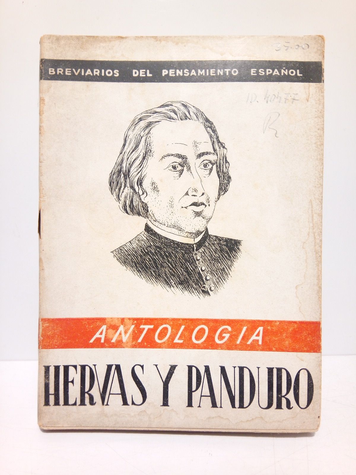 HERVAS Y PANDURO, [Lorenzo]. (Selecciona, Nicols Gonzlez Ruiz) - Hervs y Panduro: Causas de la Revolucin de Francia /  Seleccin y estudio preliminar de Nicols Gonzlez Ruiz