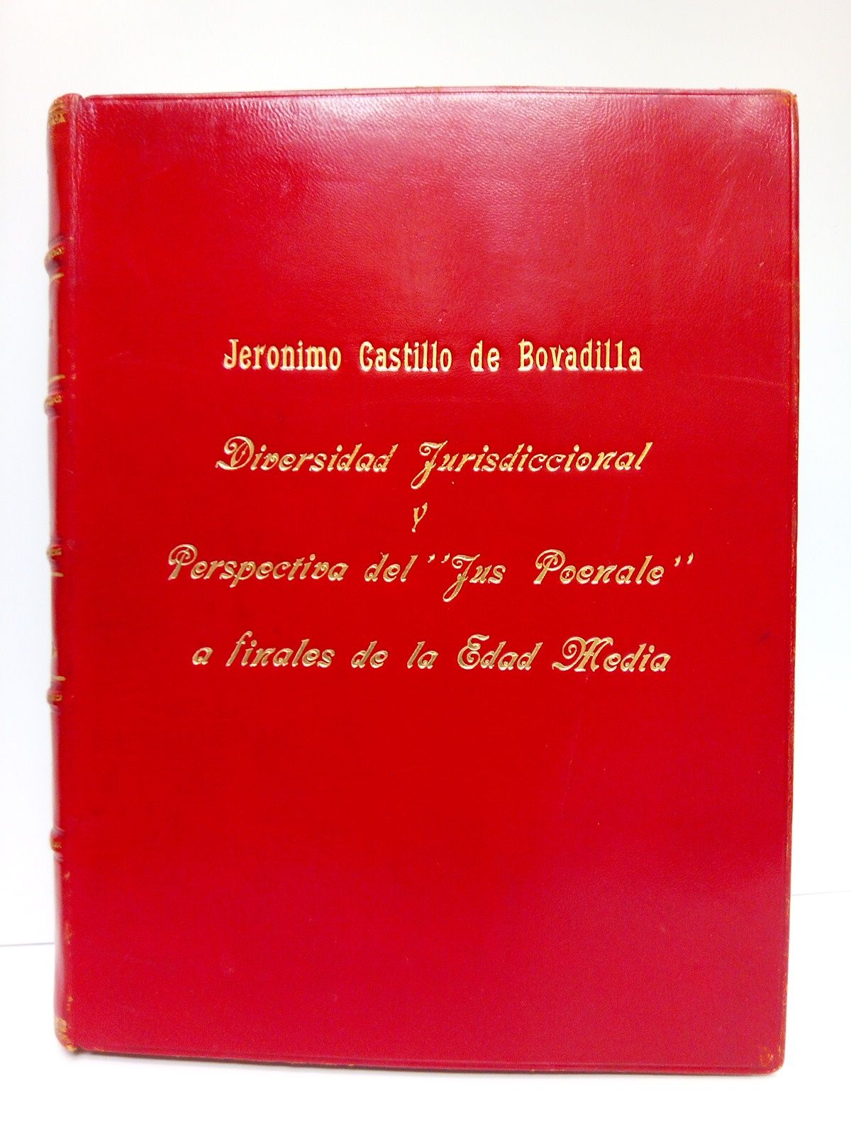 FENOLLOSA, Vicente Enrique - Jernimo Castillo de Bovadilla: 