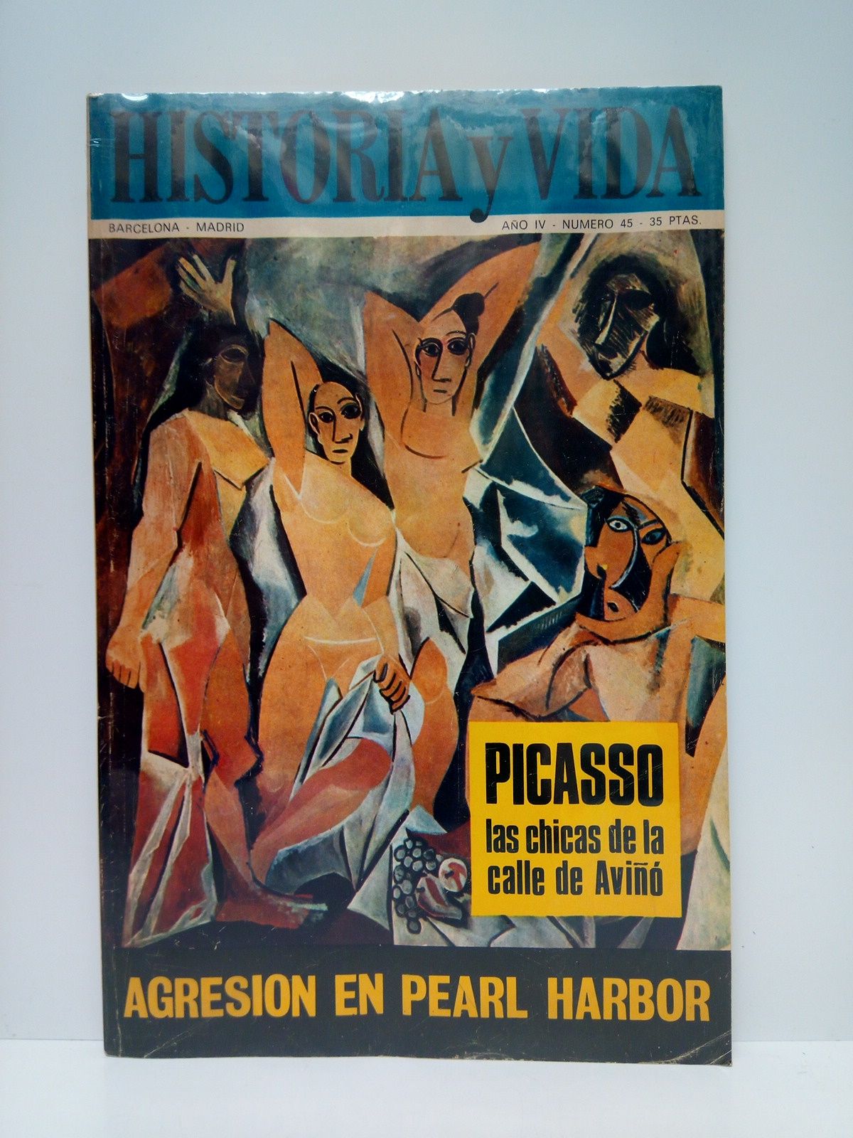 HISTORIA Y VIDA - Historia y Vida. N 45 (Diciembre 1971). Contiene: Isabel de Borbn, en el ocaso de una disnasta. El milenario reino de Patones. Persia 25 siglos de historia. La torturada vida de Angel Ganivet. Picasso: De Gosol a las chicas de la calle de Avi [cubierta]. 7 de diciembre de 1941: agresin en Pearl Harbor. [y otros]
