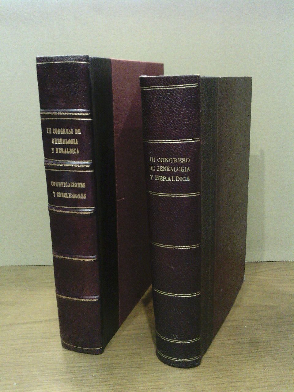 INSTITUTO NACIONAL DE GENEALOGIA Y HERALDICA - Comunicaciones y conclusiones del III Congreso Internacional de Genealoga y Herldica. Madrid, 6 al 11 de octubre de 1955